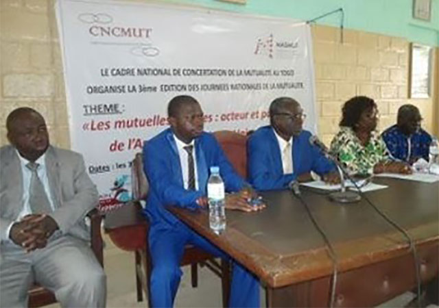 Journées nationales de la mutualité au Togo du 30 Novembre au 1er Décembre 2015, le secteur informel en ligne de mire