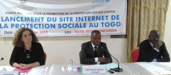 Le gouvernement togolais se dote d'un nouveau portail d'information, entièrement dédié à la protection sociale - 15 Novembre 2019 à Lomé (Togo)