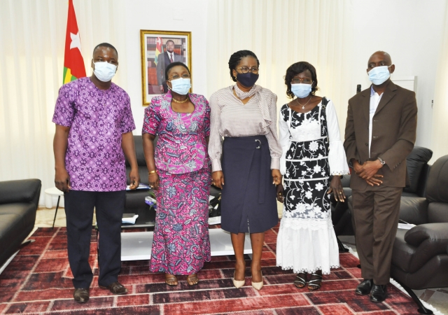 Le Cnc-mut porte le plaidoyer des mutuelles devant le Premier Ministre togolais, dans le cadre de la mise en oeuvre de l'assurance maladie universelle - 8 décembre 2020 à Lomé (Togo)